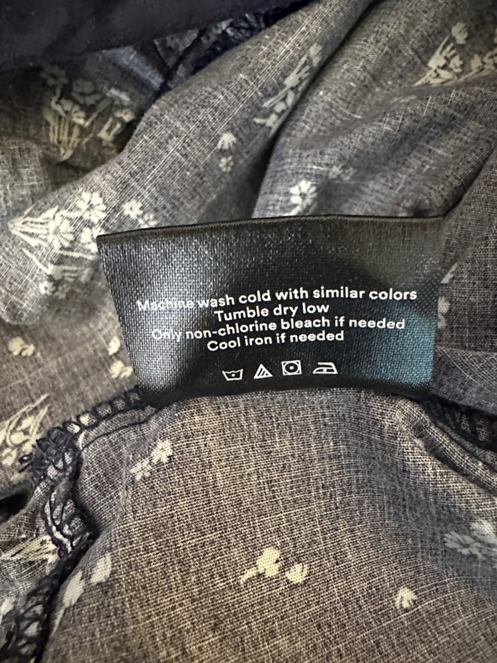 Summersalt Women's Blue & White Floral Cottagecore Classic Maxi Dress Size Small - Picture 5 of 5